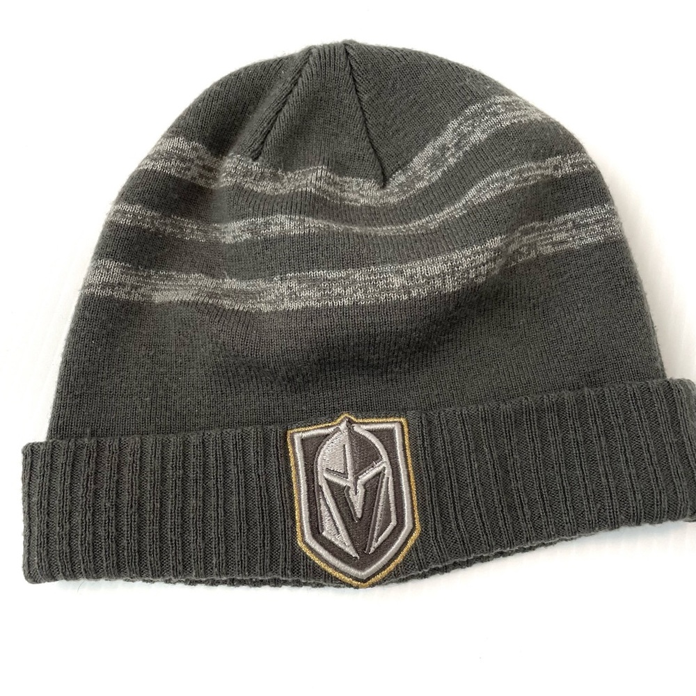 Las Vegas Golden Knights NHL authentic pro fanatics beanie grey